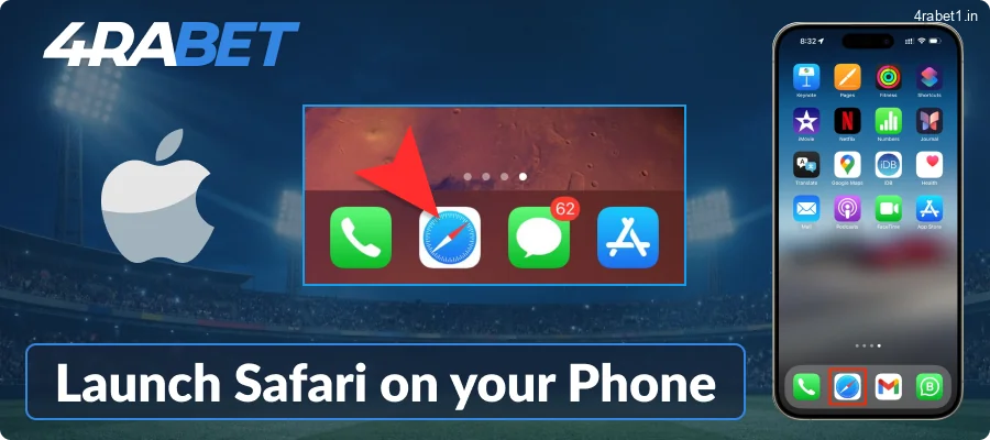 Open Safari on your iPhone or iPad,