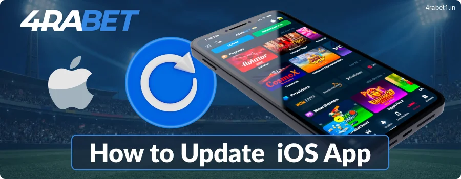 A guide to manual updates for the 4rabet iOS app