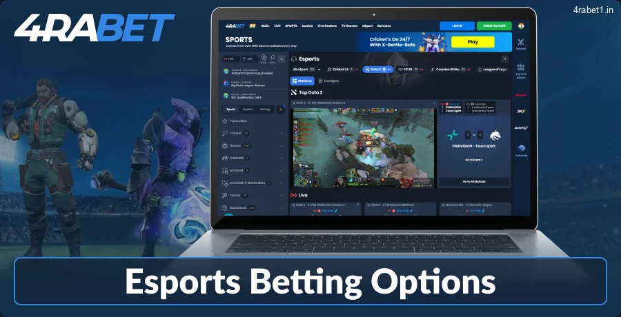 Cybersports Opportunities for Indian Players at 4rabet